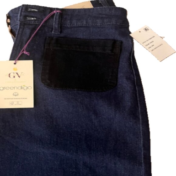 Gloria Vanderbilt Denim High Rise Alfie Wide Leg Jeans Size 6 - Picture 6 of 13